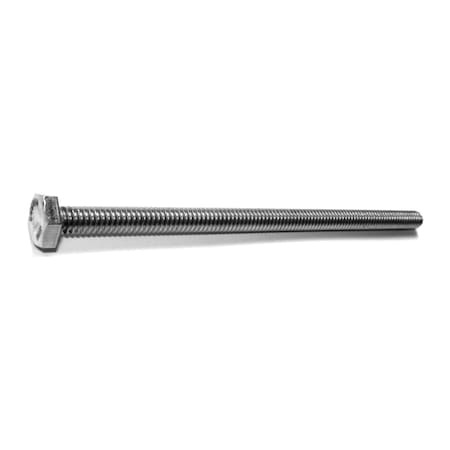 Midwest Fastener 18-8, 1/4"-20 Hex Head Tap Bolt, Plain Stainless Steel, 5 in L, 4 PK 78666